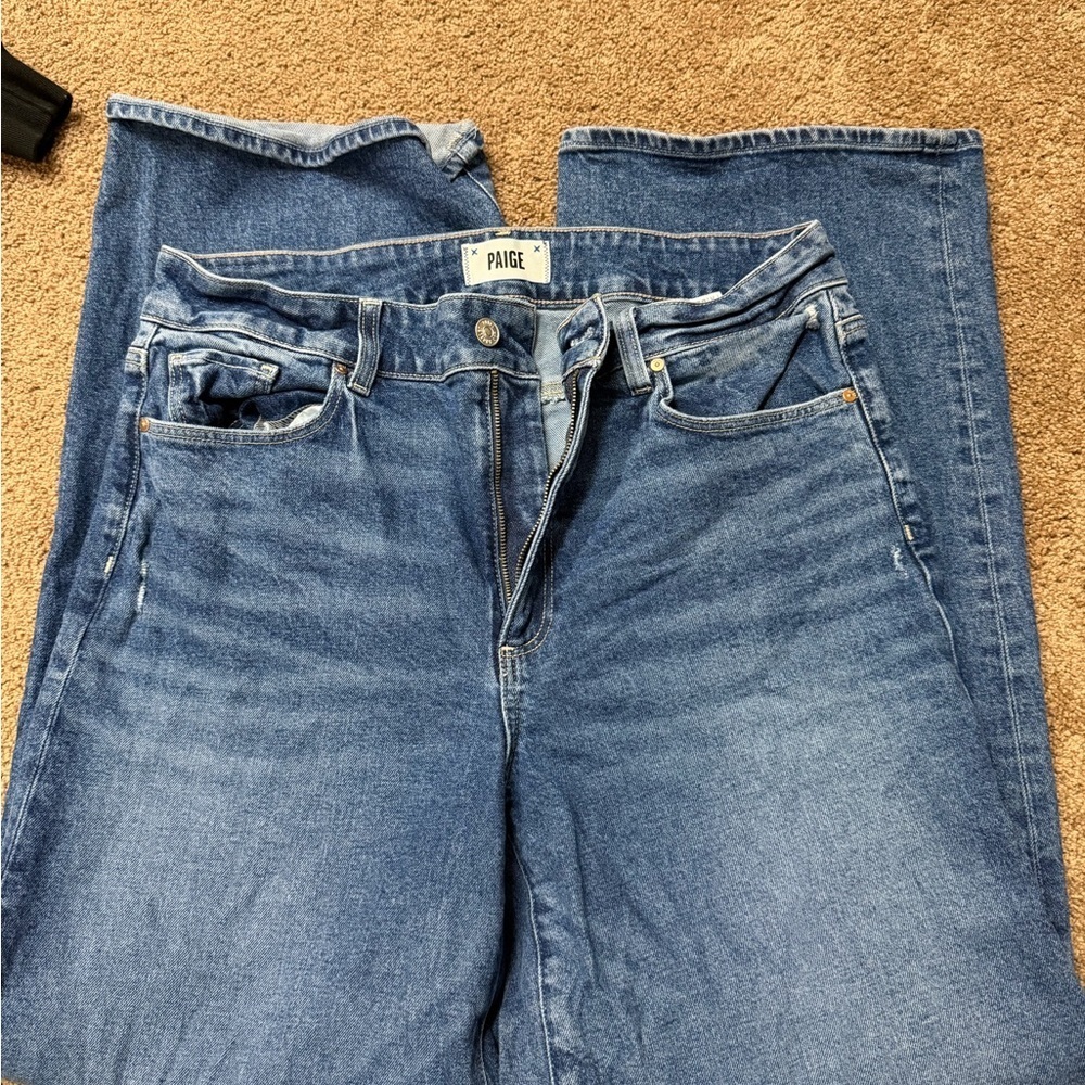 PAIGE Light Blue Denim Jeans - Sasha cut
